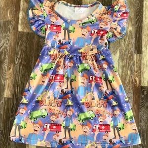 Girls Blippi in action dress